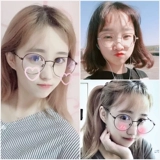 Рама рама кругов с миопийскими очками Metico Retro -ey -Eye рама мужской супер -световой круглый грани корейский издание