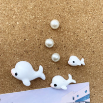 6 sets of small porpoise puff foam styling figs Felt Cloth Soft Wooden board Creative Wall Wall Scenario Trim by nail