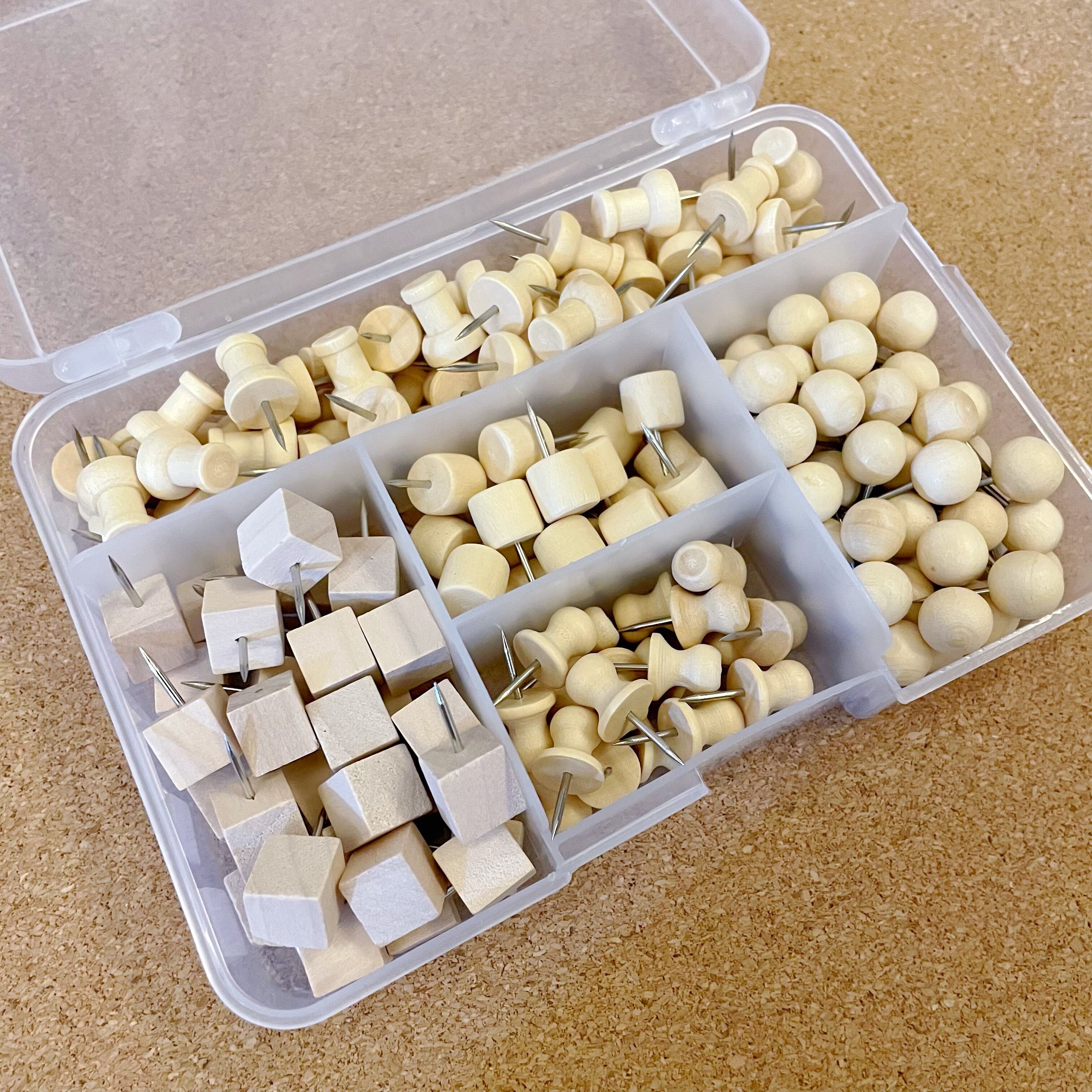 ins木质方块图钉软木板毛毡照片墙装饰按钉圆形工字钉大头针,淘宝优惠券,粉丝福利购,淘宝优惠卷