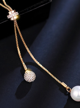 好品质仿珍珠项链女潮简约百搭