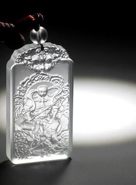 古法紫薇真武大帝挂件吊坠玄武上帝无事牌项链饰品男