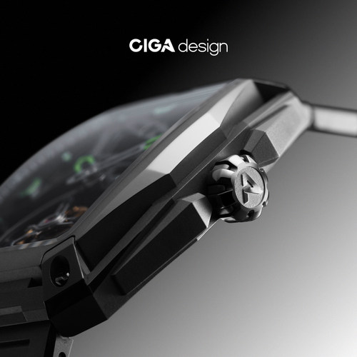 CIGA design玺佳猎人机械表第三代酒桶镂空腕表男士手表 轻奢礼物 - 图2