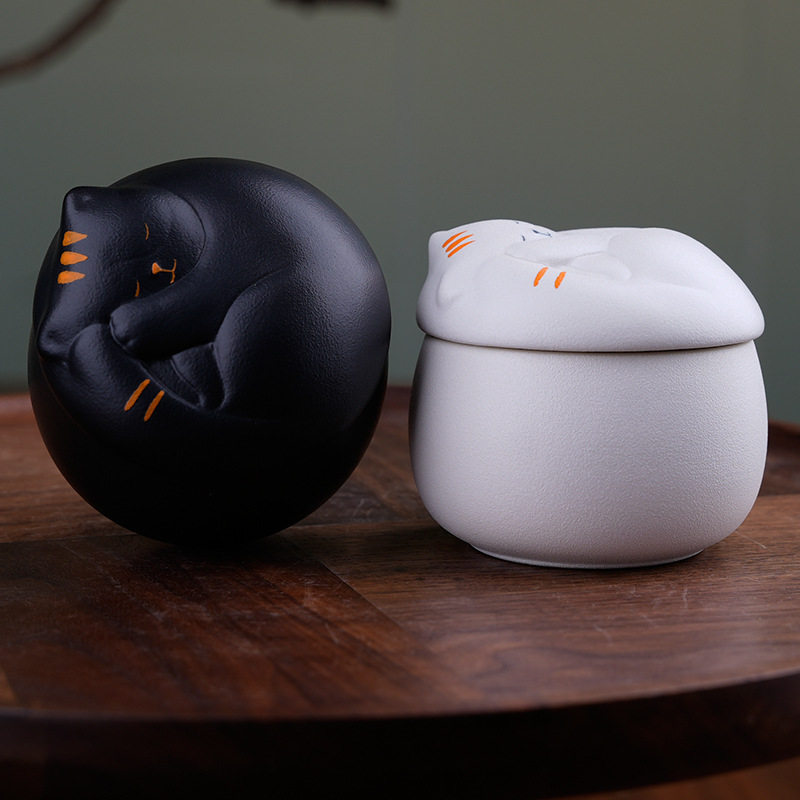 沉睡安息猫咪狗狗骨灰盒毛发牙齿纪念收藏坛可爱宠物火化殡葬罐,淘宝优惠券,粉丝福利购,淘宝优惠卷