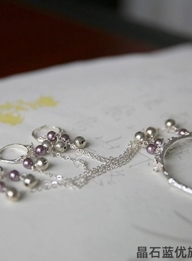 古风戒指手镯汉服首饰开