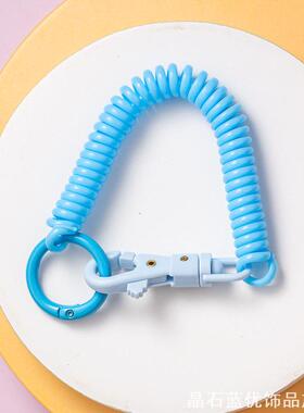 绳钥匙扣门禁卡禁卡塑料弹簧个性