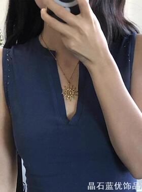 欧美风简约轻奢高级感金色螺旋