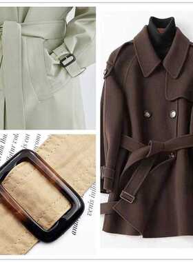 装树脂衣服装长方形日字扣女装精致树脂扣腰带扣家用收纳
