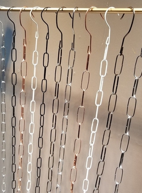 加粗服装店挂钩S钩加厚铁链展示架挂衣架吊挂 衣服连接条挂钩链条