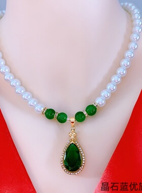 饰品仿珍珠项链配饰生日