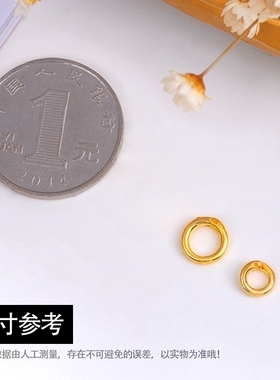 s925银项链连接扣挂件扣吊坠万能扣圆圈开口扣diy配件手链扣头