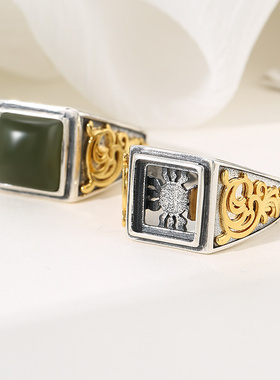 致闺蜜女s925银戒指空托