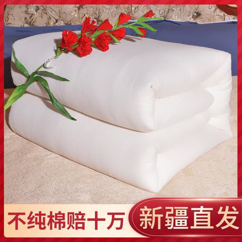 新疆一级长绒棉被纯棉花被子全棉被芯纯棉絮床垫褥子冬被加厚保暖,淘宝优惠券,粉丝福利购,淘宝优惠卷