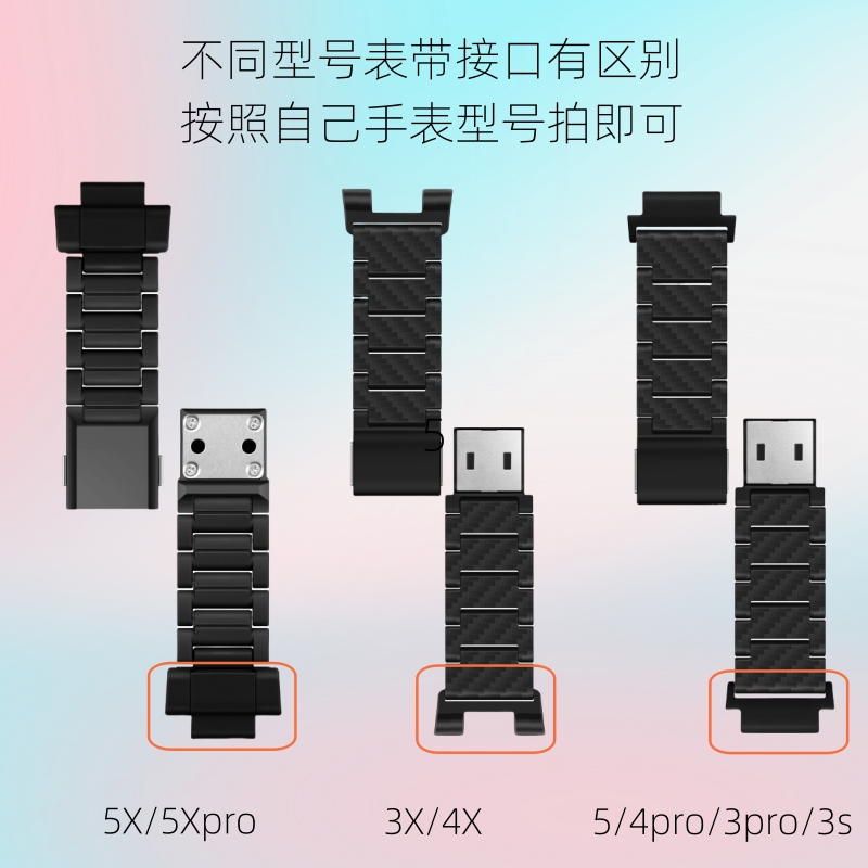 jetman适用于华为儿童手表表带5/4x/4pro磁吸闪扣腕带5活力版/3pro/3S学生电话手表表链炫彩夏季清凉水洗配件 - 图0