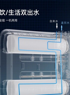 潜水艇RO反渗透净水器家用直饮