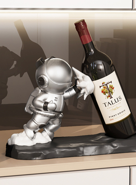 树脂客厅宇航员酒架装饰摆件