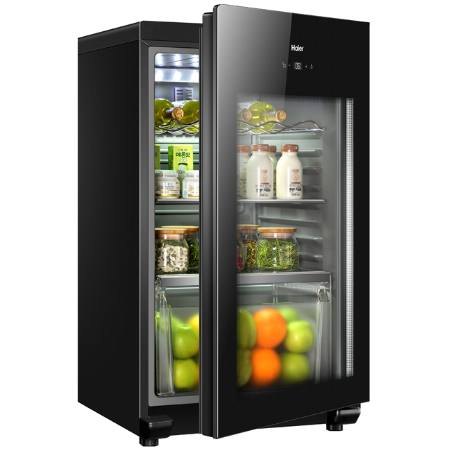 haier /海尔lc-102e家用小型冰吧 海尔冷柜在线冷柜