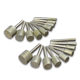 Jade peeling and grinding head cylindrical grinding head double Chen