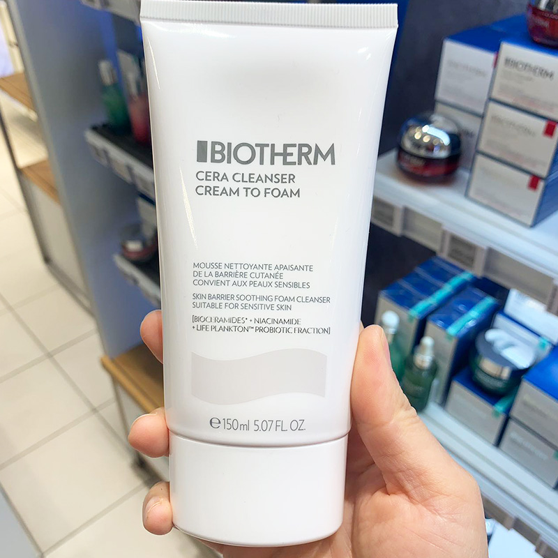 丹麦Biotherm/碧欧泉氨基酸男女泡沫洁面温和清洁毛孔保湿洗面奶