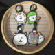 Self-deprecating bear peripheral cute luggage tag bag pendant