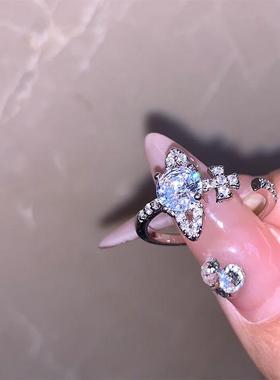 西太后戒指土星开口戒指设计小众