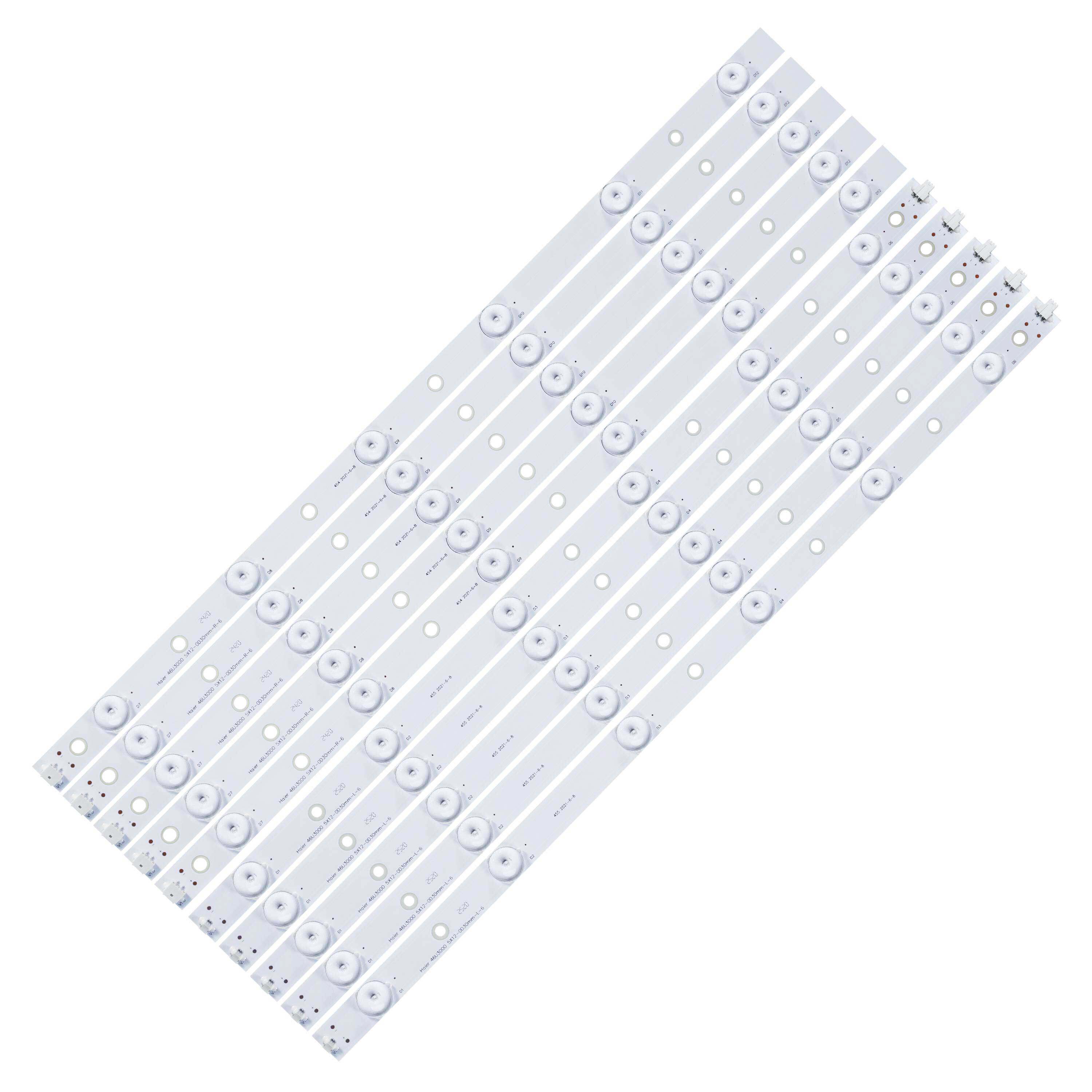 适用海尔LED46U3000灯条Haier46U3000 5*12-OD30mm-R-6 铝5条12灯 - 图3