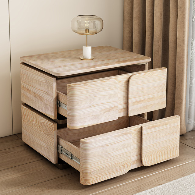 No installation, full solid wood large size medium-sized cream style