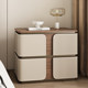 No installation, full solid wood large size medium-sized cream style