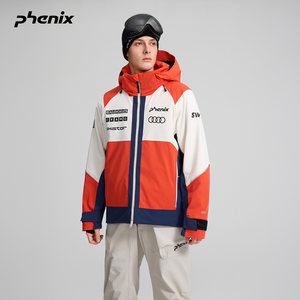 phenix菲尼克斯国家队全压胶防风防水夹棉保暖外套男士双板滑雪服