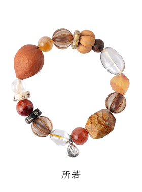 SERENESS所若 仙子的蜜罐多宝水晶手链 原创设计师度假 默叙