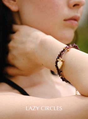 LAZYCIRCLES水果点点编织手链