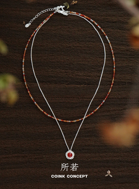 所若盘花串珠项链套组