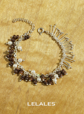 LELALES松果纯银手链