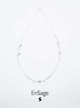 ENSAGE925纯银原创小众设计项链