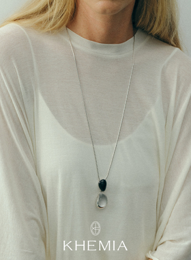 KHEMIA水晶黑檀木项链
