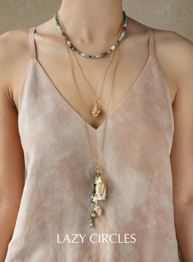 LAZY CIRCLES 海贝之舞项链 原创小众设计复古气质休闲度假 默叙