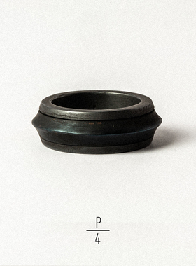 PARTSOFFOUR黑色手工戒指