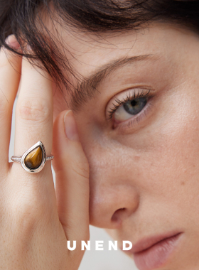 UNEND纯银Dewy露珠戒指