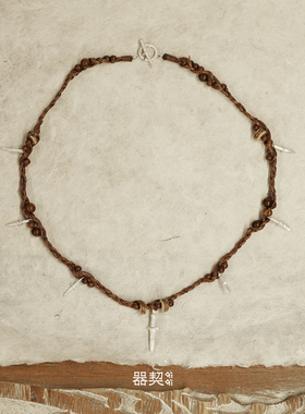 QIQI器契织芒编织项链