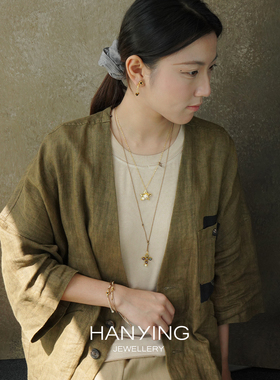 HANYING紫阳花珍珠项链