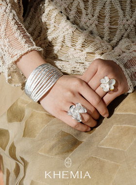 KHEMIA纯银Silken花丝戒指