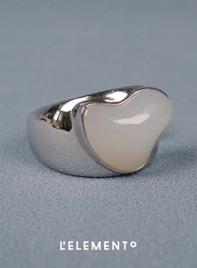 L'ELEMENTO泉和田玉戒指