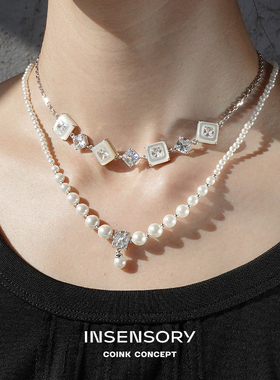 INSENSORY贝母星光锁骨链