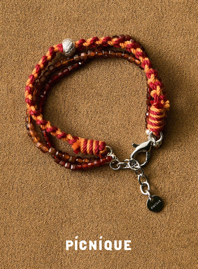 PICNIQUE野兽派编织串珠手链