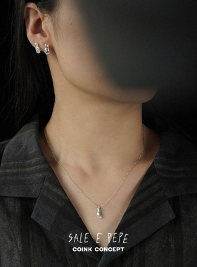 SALEEPEPE纯银手掌吊坠项链