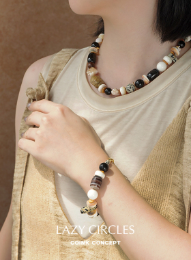 LAZYCIRCLES弗雷曼串珠项链