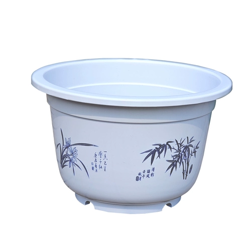 Пластиковый большой цветочный горшок, очень большой керамический дорожный аквариум, большой размер, увеличенная толщина