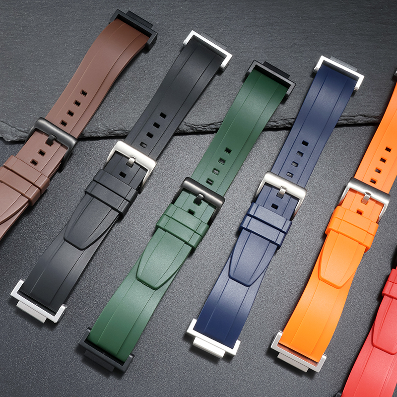 氟橡胶手表带适配卡西欧G-SHOCK小方块DW5600 DW5610 GW-B5600男 - 图1