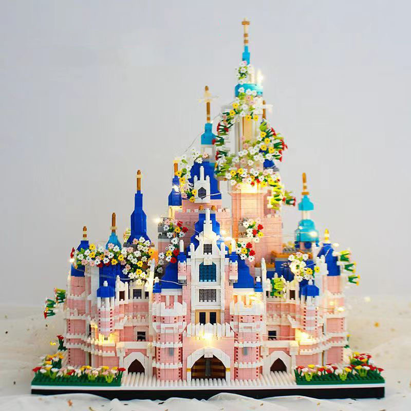 乐高积木迪士尼城堡别墅公主女孩拼装系列巨大型拼图女生礼物2024 - 图3