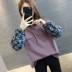 Phụ nữ Hàn Quốc 2019 mới mùa xuân và mùa thu nữ đầu thu tải áo len mỏng áo khoác mỏng - Áo len