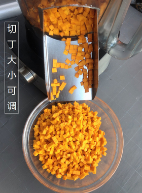 切丁机颗粒商用胡萝卜电动水果土豆切块片洋葱丝蔬菜小型切粒神器